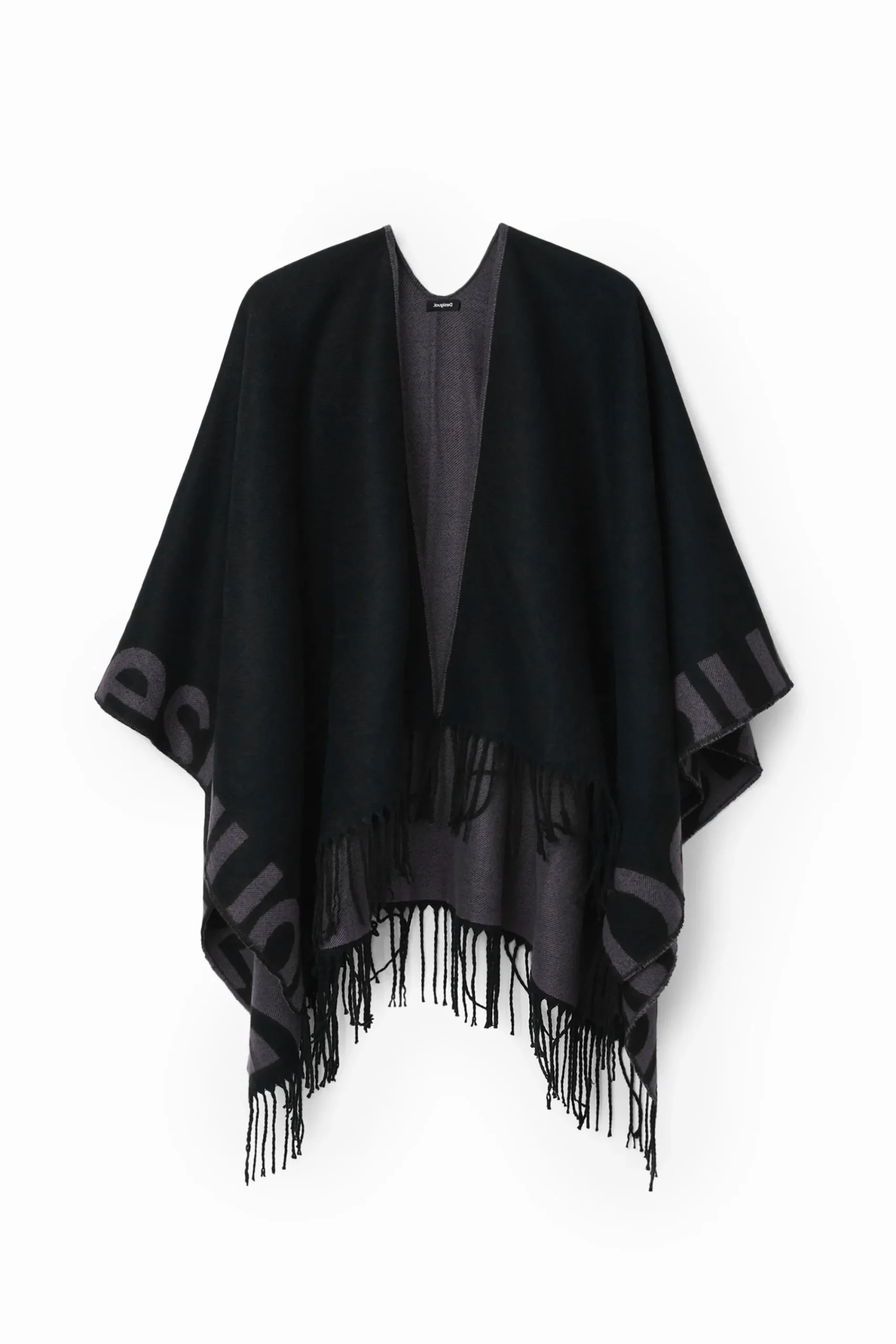 Bufandas Y Pañuelos-Desigual Poncho reversible