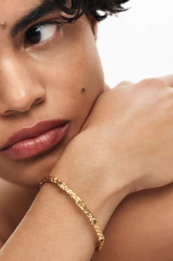 Joyería-Desigual Pulsera de estrellas baño oro  Zalio