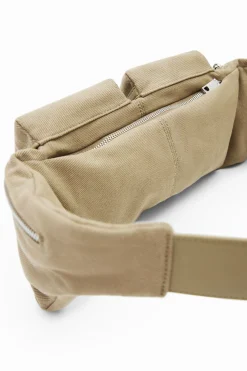 Bolsos-Desigual Riñonera M canvas bolsillos