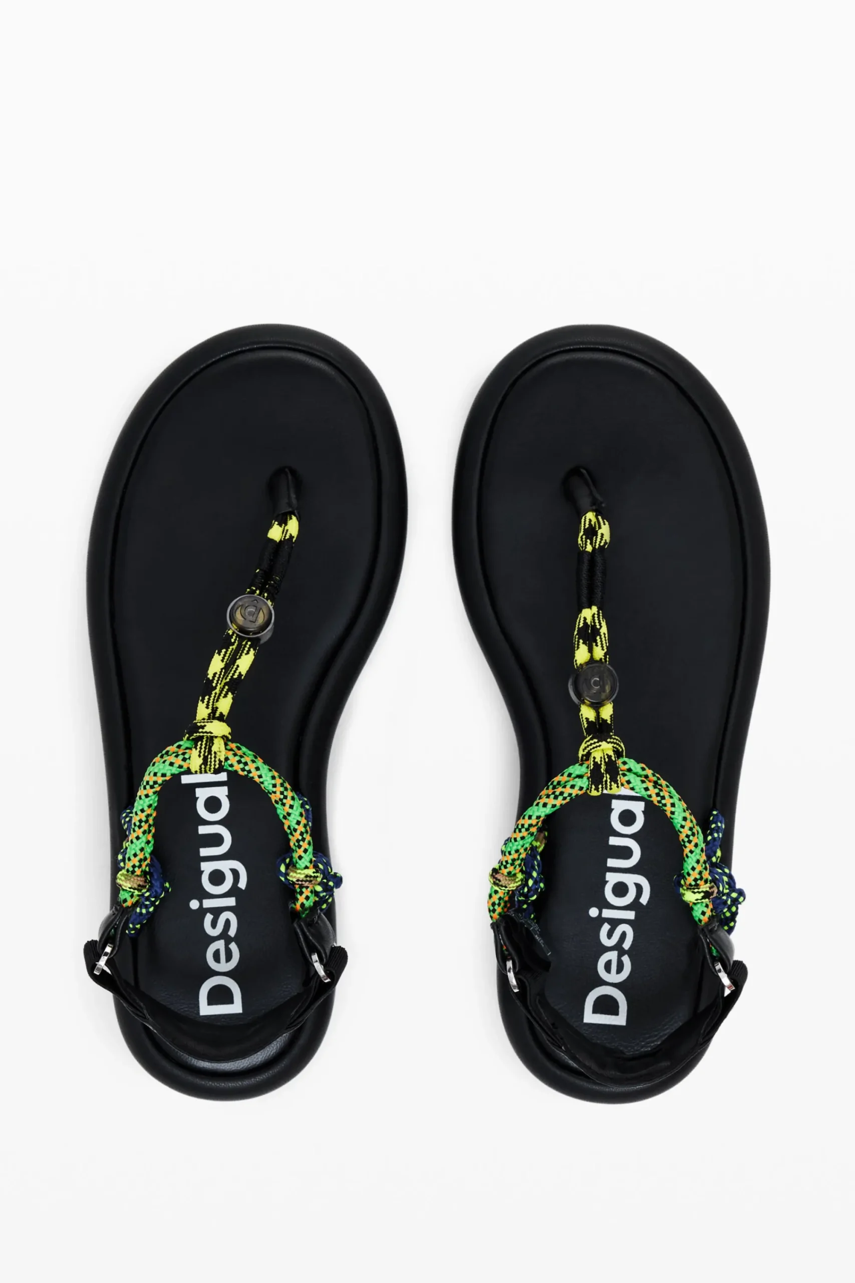 Zapatos-Desigual Sandalias planas cuerda