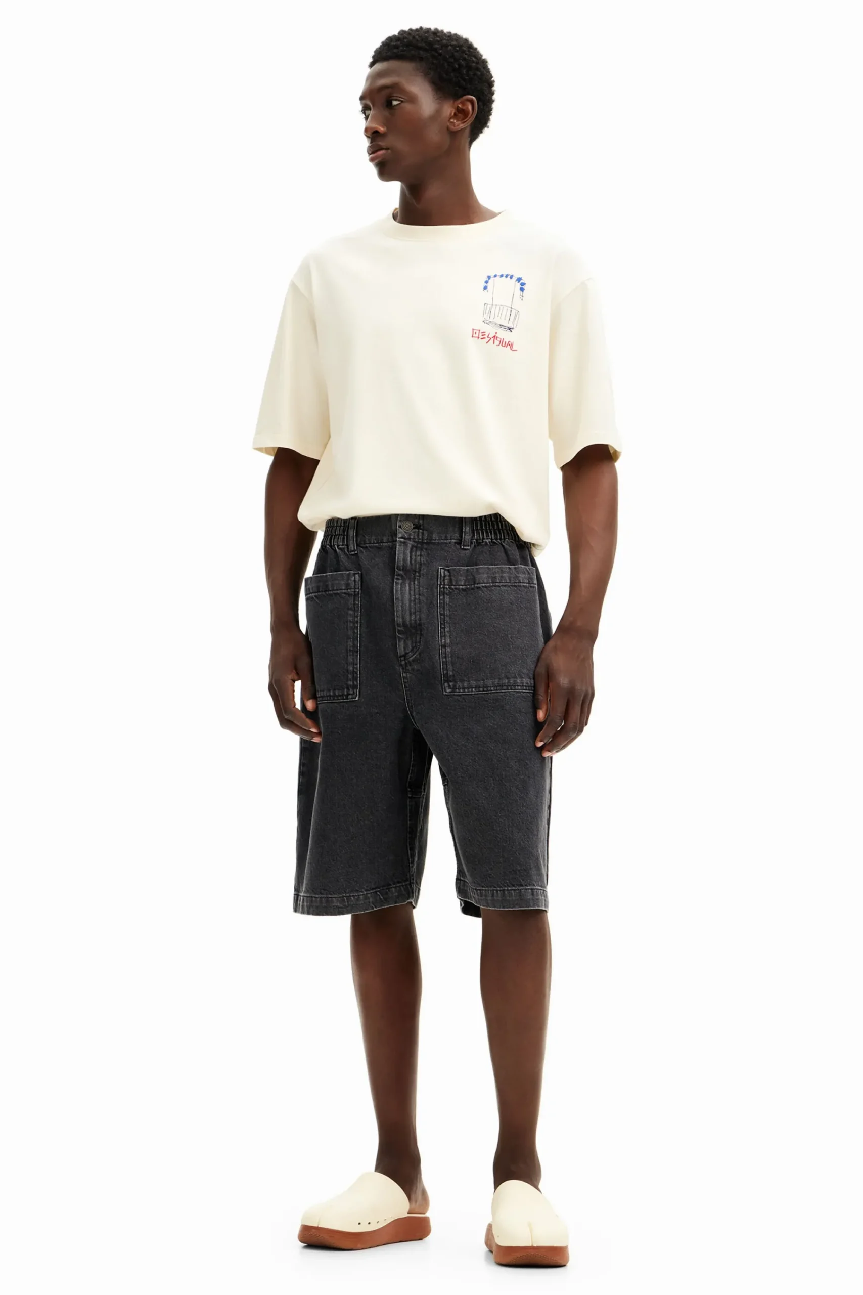 Jeans Y Pantalones-Desigual Shorts denim bolsillos