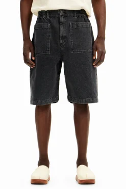 Jeans Y Pantalones-Desigual Shorts denim bolsillos
