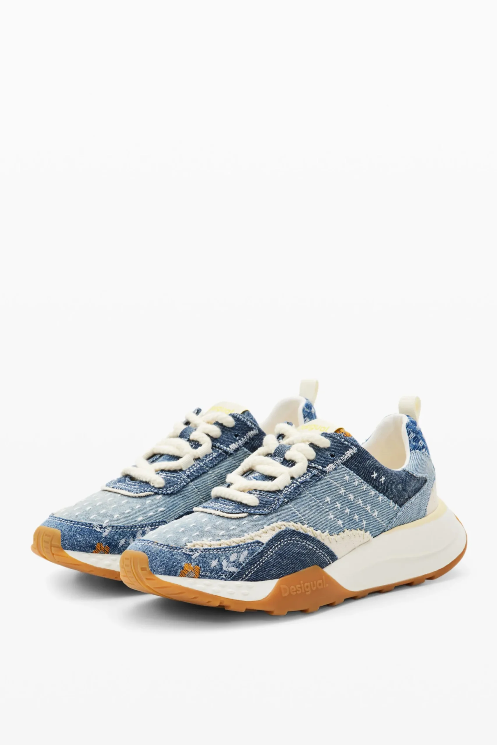 Zapatos-Desigual Sneakers jogger denim
