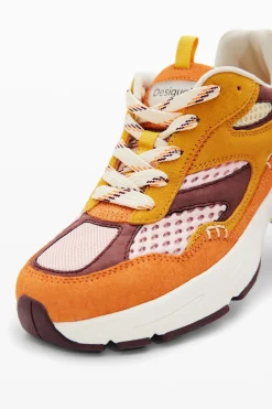 Zapatos-Desigual Sneakers runner patch serraje