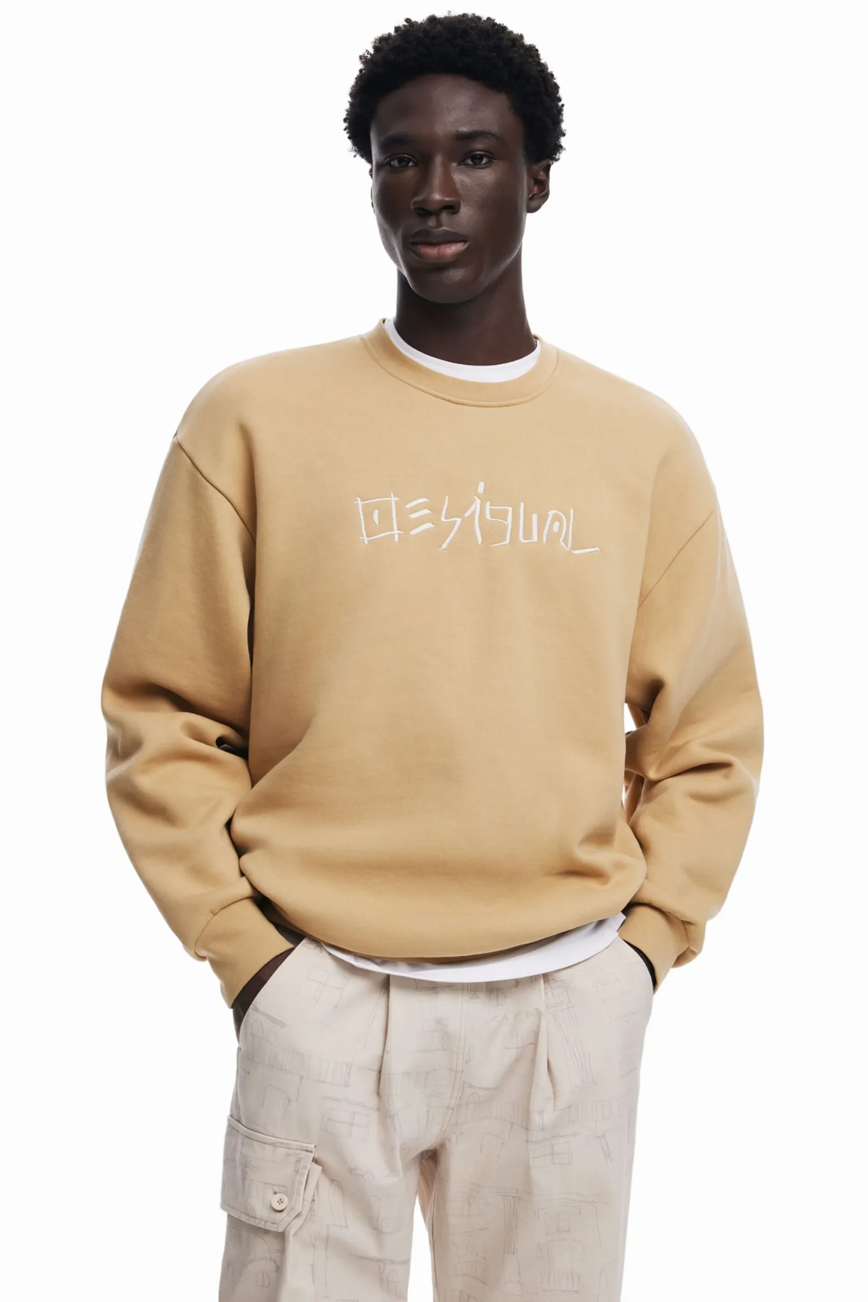 Jerséis Y Sudaderas-Desigual Sudadera bordados