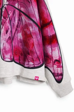 Jerséis Y Sudaderas-Desigual Sudadera capa mariposa