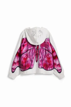 Jerséis Y Sudaderas-Desigual Sudadera capa mariposa