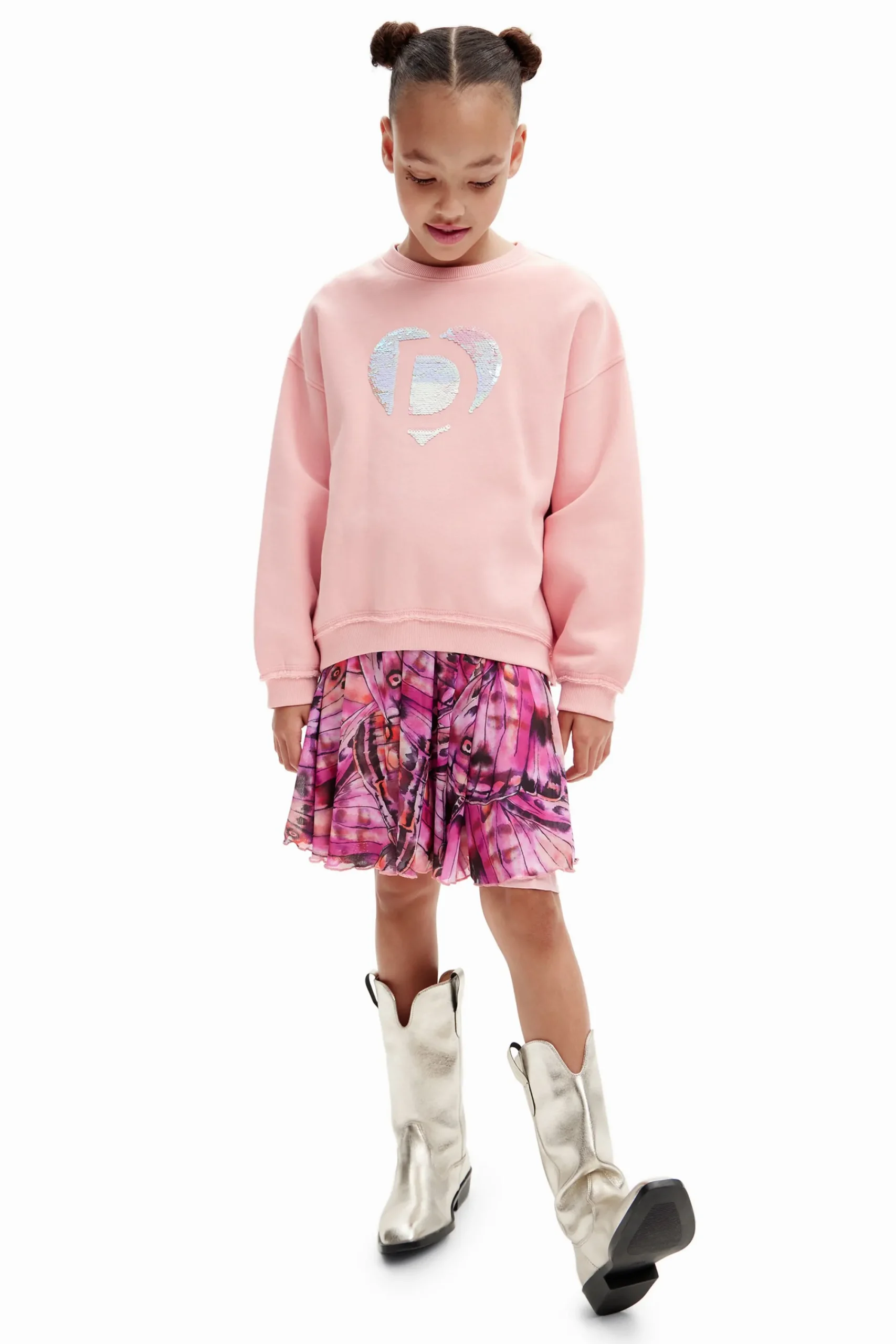 Jerséis Y Sudaderas-Desigual Sudadera corazón