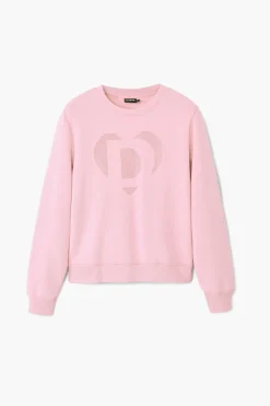 Sudaderas|Jerséis-Desigual Sudadera corazón