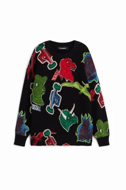 Jerséis Y Sudaderas|Jerséis Y Sudaderas-Desigual Sudadera dinosaurio