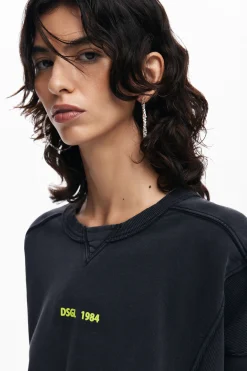Sudaderas|Jerséis-Desigual Sudadera efecto lavado