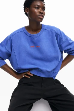 Sudaderas|Jerséis-Desigual Sudadera efecto lavado