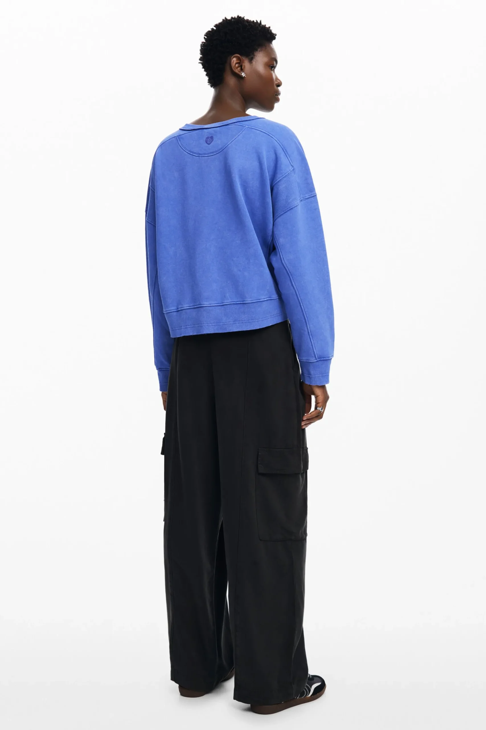 Sudaderas|Jerséis-Desigual Sudadera efecto lavado