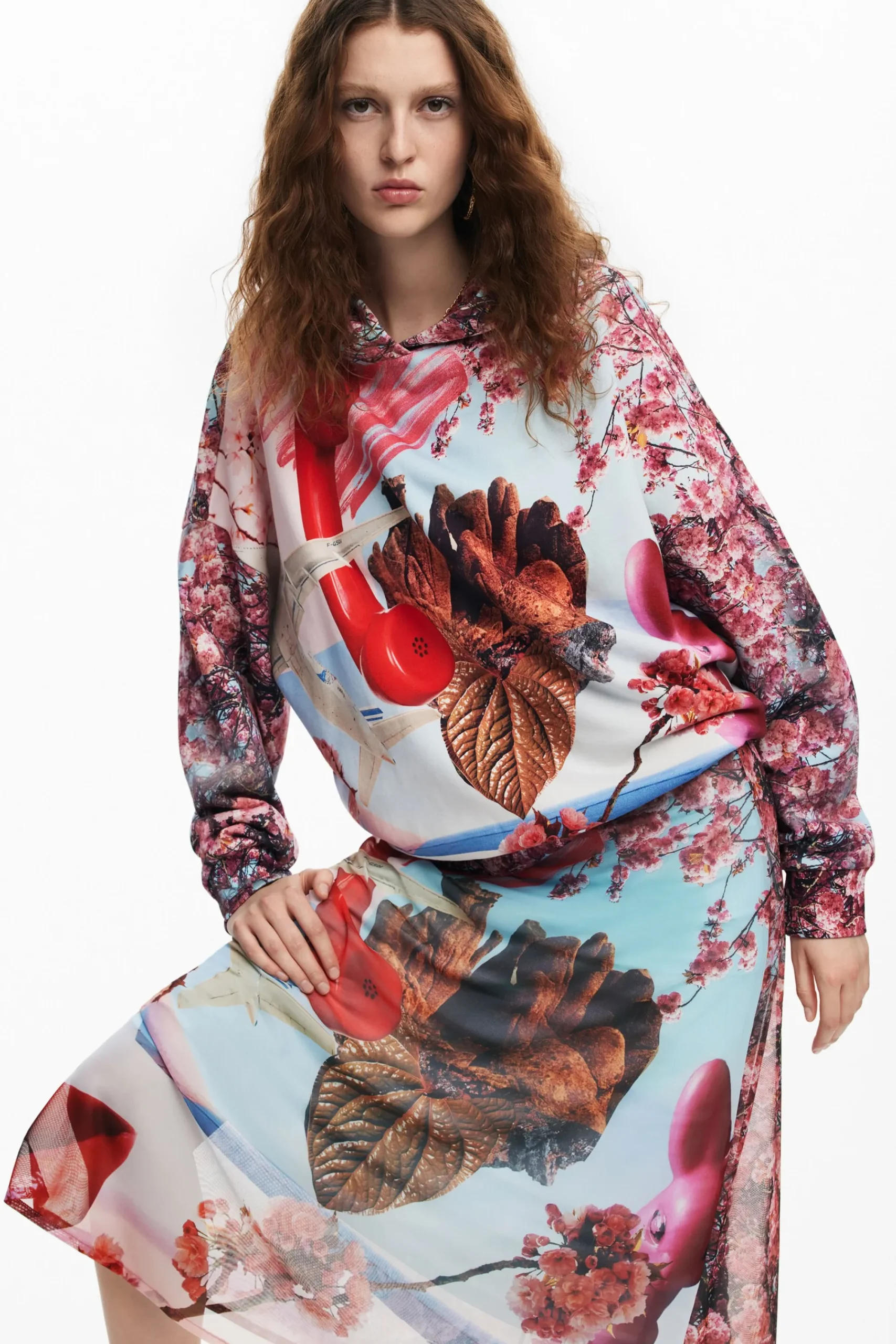 Sudaderas|Jerséis-Desigual Sudadera estampada M. Christian Lacroix