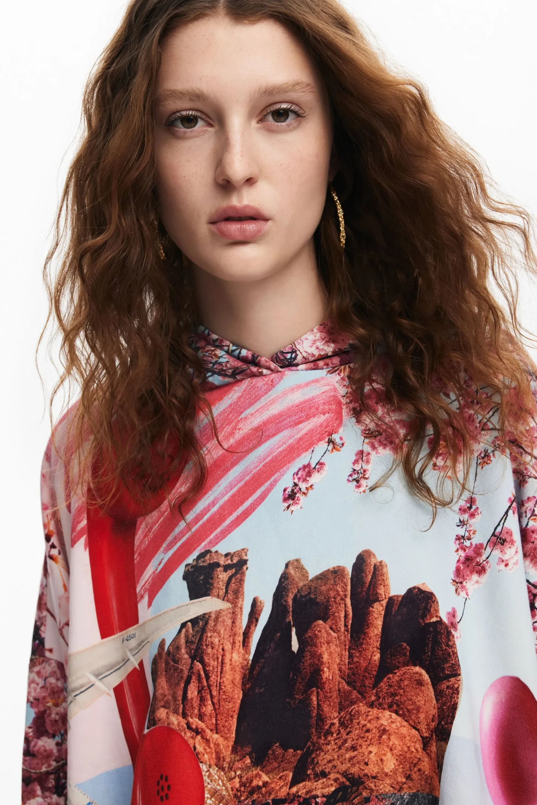 Sudaderas|Jerséis-Desigual Sudadera estampada M. Christian Lacroix