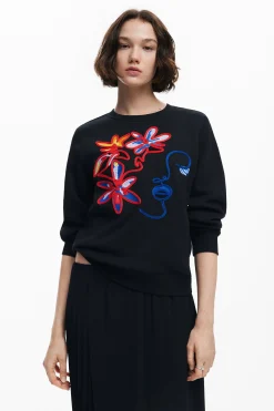 Sudaderas|Jerséis-Desigual Sudadera estampado arty
