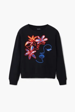 Sudaderas|Jerséis-Desigual Sudadera estampado arty