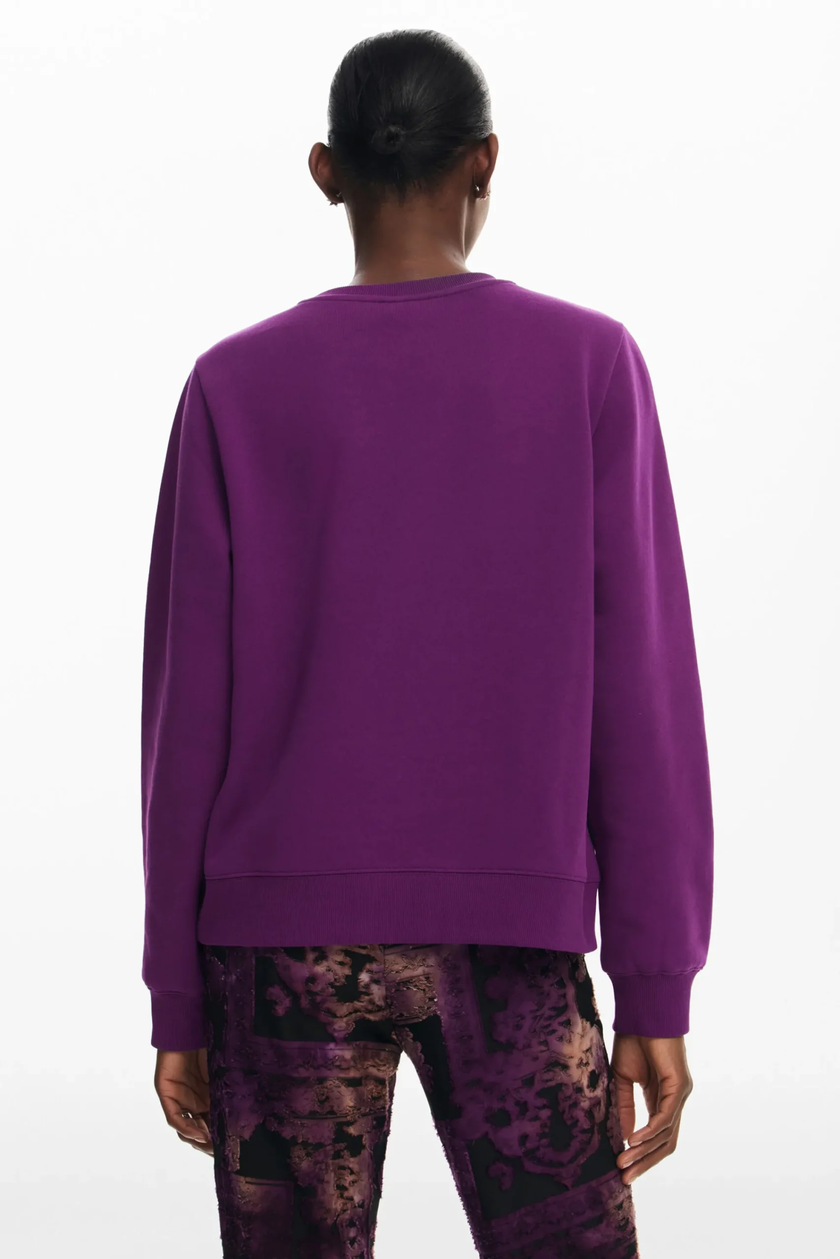 Jerséis-Desigual Sudadera estampado arty