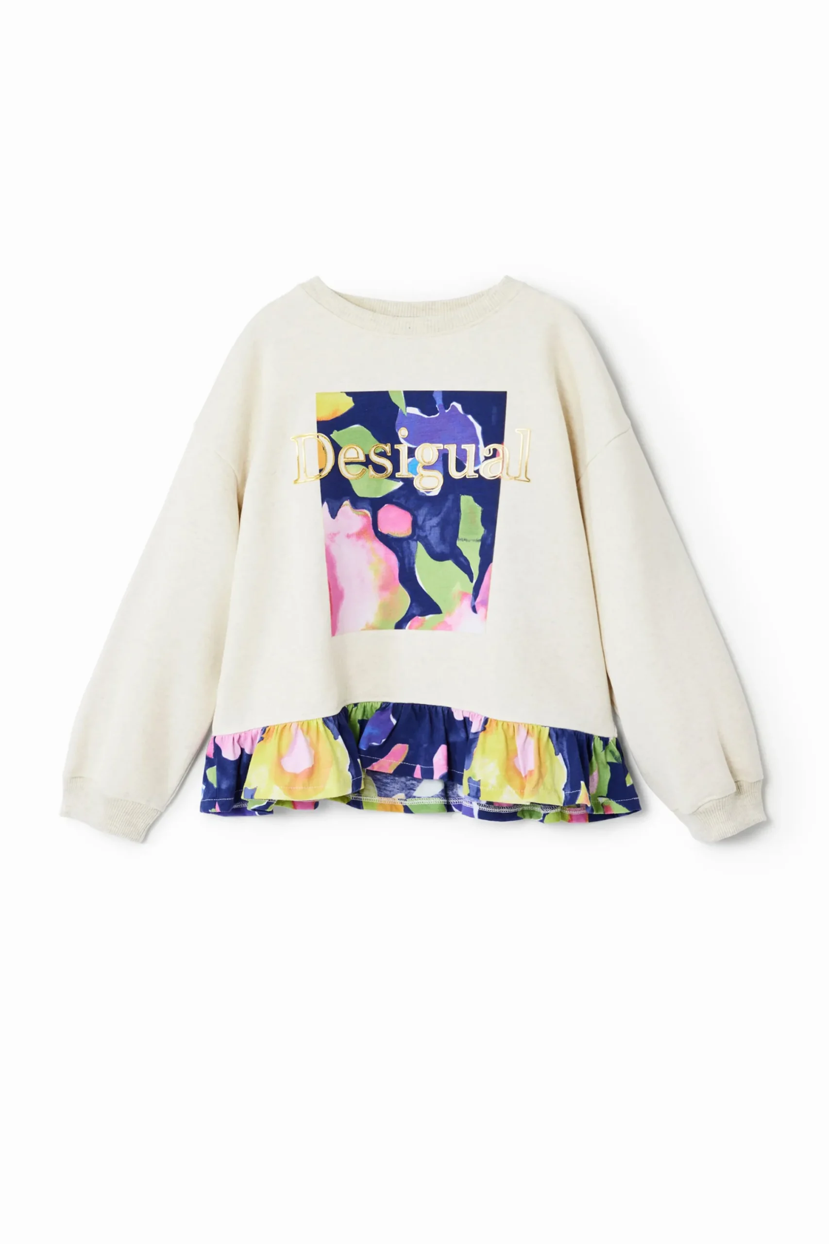 Jerséis Y Sudaderas-Desigual Sudadera flores