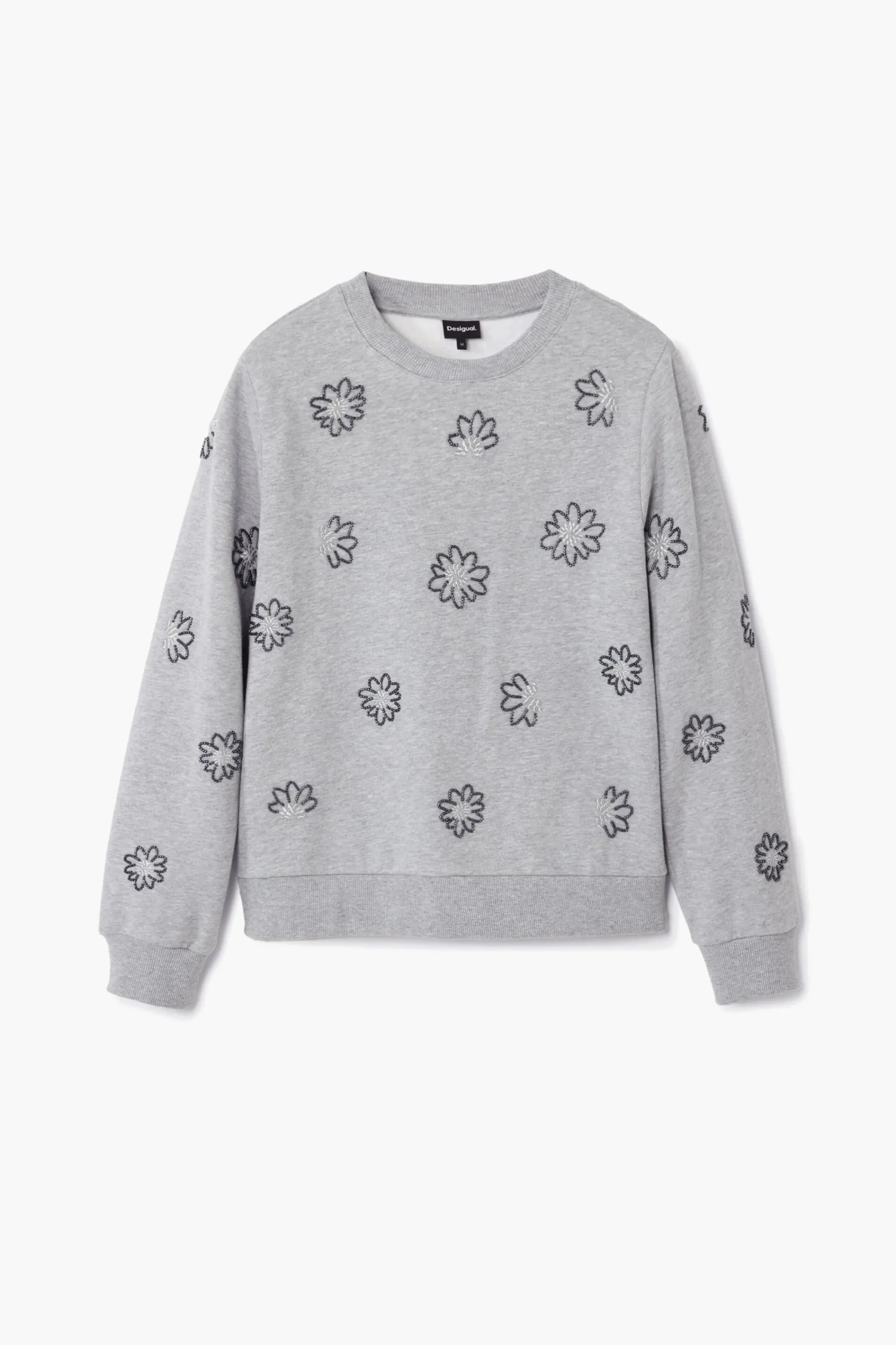 Jerséis-Desigual Sudadera flores joya
