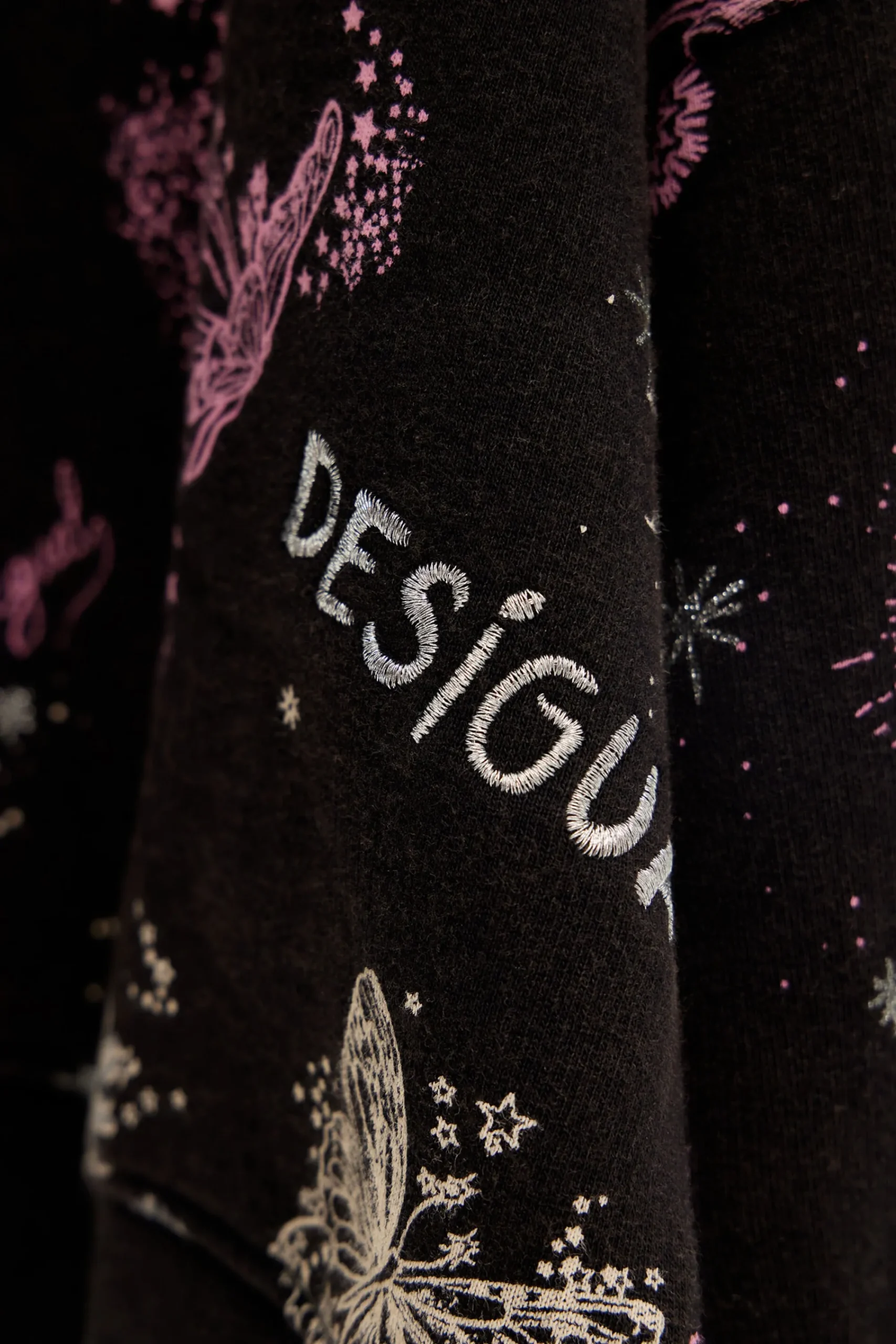 Jerséis Y Sudaderas-Desigual Sudadera flores universo