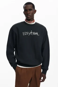 Jerséis Y Sudaderas-Desigual Sudadera japan magazine punto
