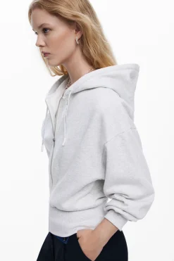 Sudaderas|Jerséis-Desigual Sudadera lisa capucha