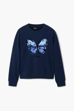 Sudaderas|Jerséis-Desigual Sudadera mariposa