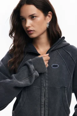 Jerséis-Desigual Sudadera oversize capucha