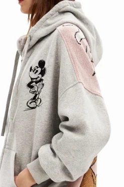 Sudaderas|Jerséis-Desigual Sudadera oversize jacquard Mickey Mouse