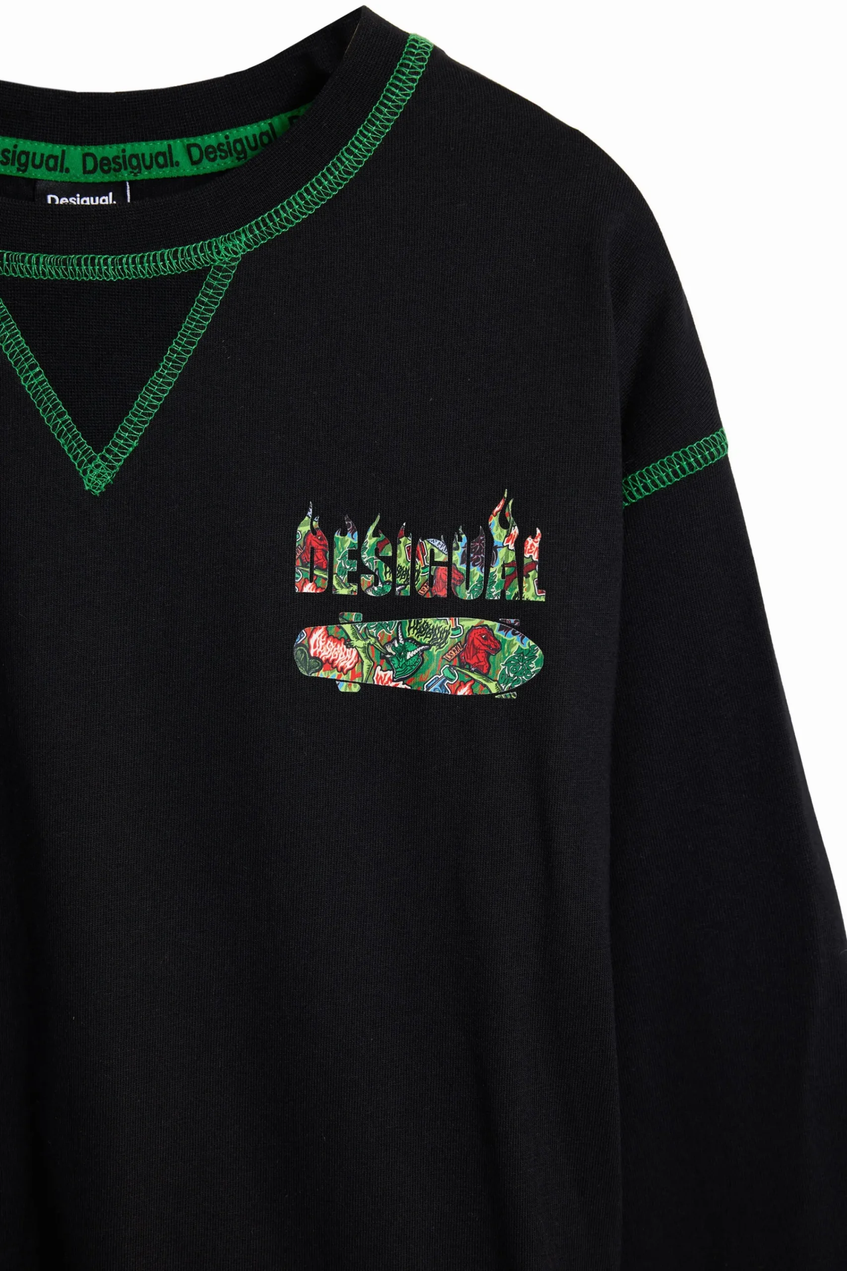 Camisetas Y Camisas-Desigual Sudadera skate