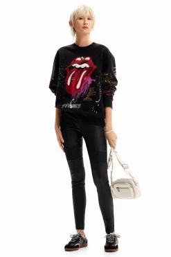 Sudaderas|Jerséis-Desigual Sudadera splatter The Rolling Stones
