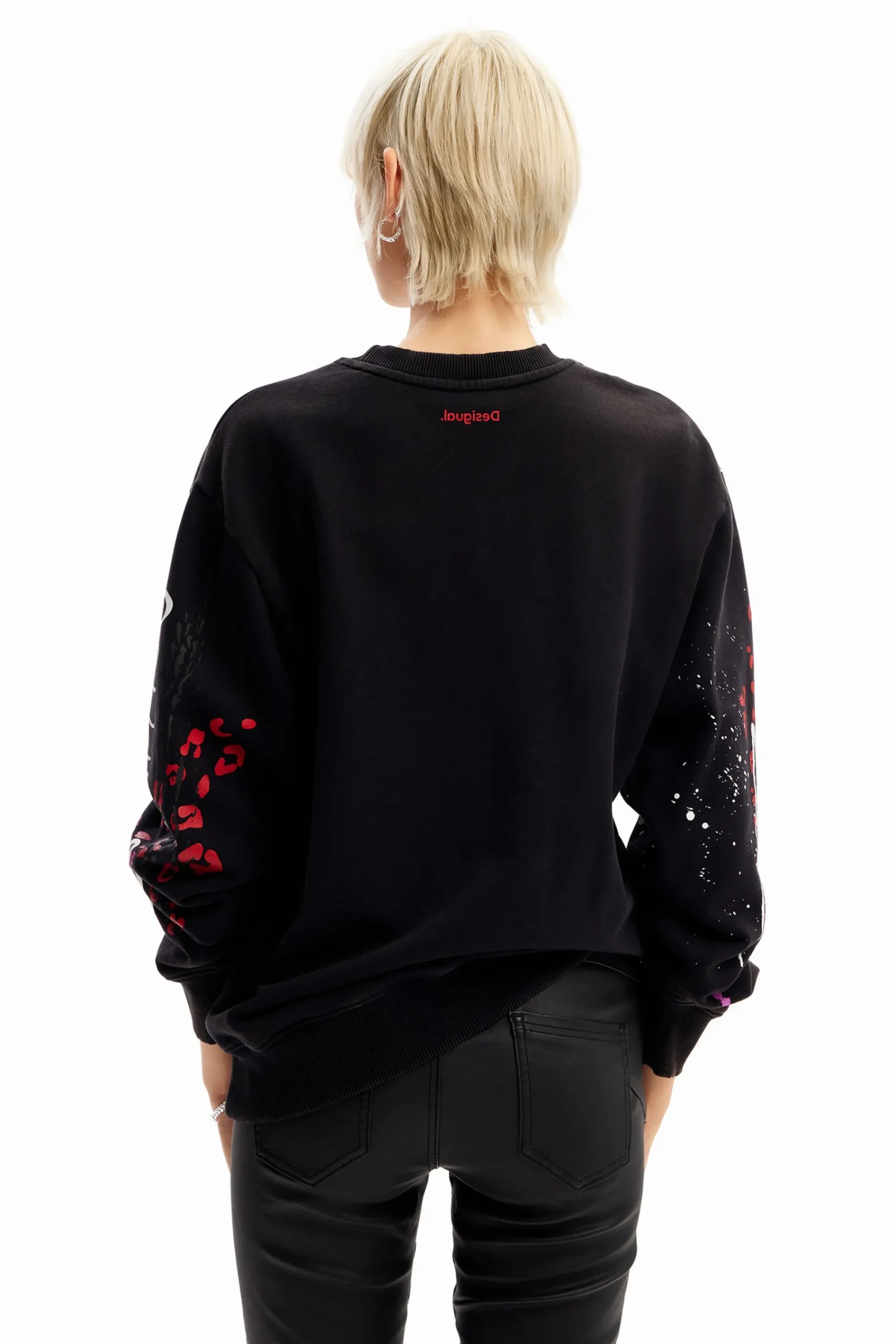 Sudaderas|Jerséis-Desigual Sudadera splatter The Rolling Stones