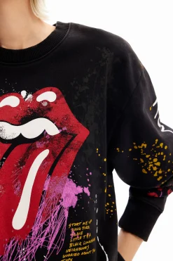 Sudaderas|Jerséis-Desigual Sudadera splatter The Rolling Stones