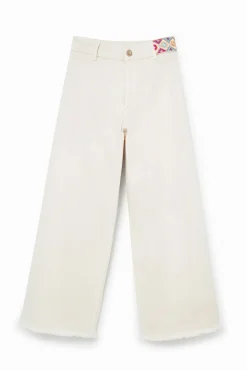 Vaqueros-Desigual Vaquero Culotte cropped