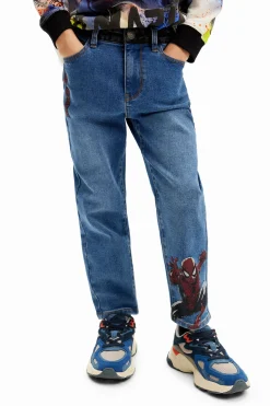 Pantalones Y Jeans-Desigual Vaquero spiderman bordado