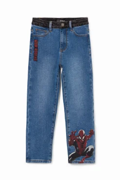 Pantalones Y Jeans-Desigual Vaquero spiderman bordado