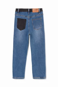 Pantalones Y Jeans-Desigual Vaquero spiderman bordado