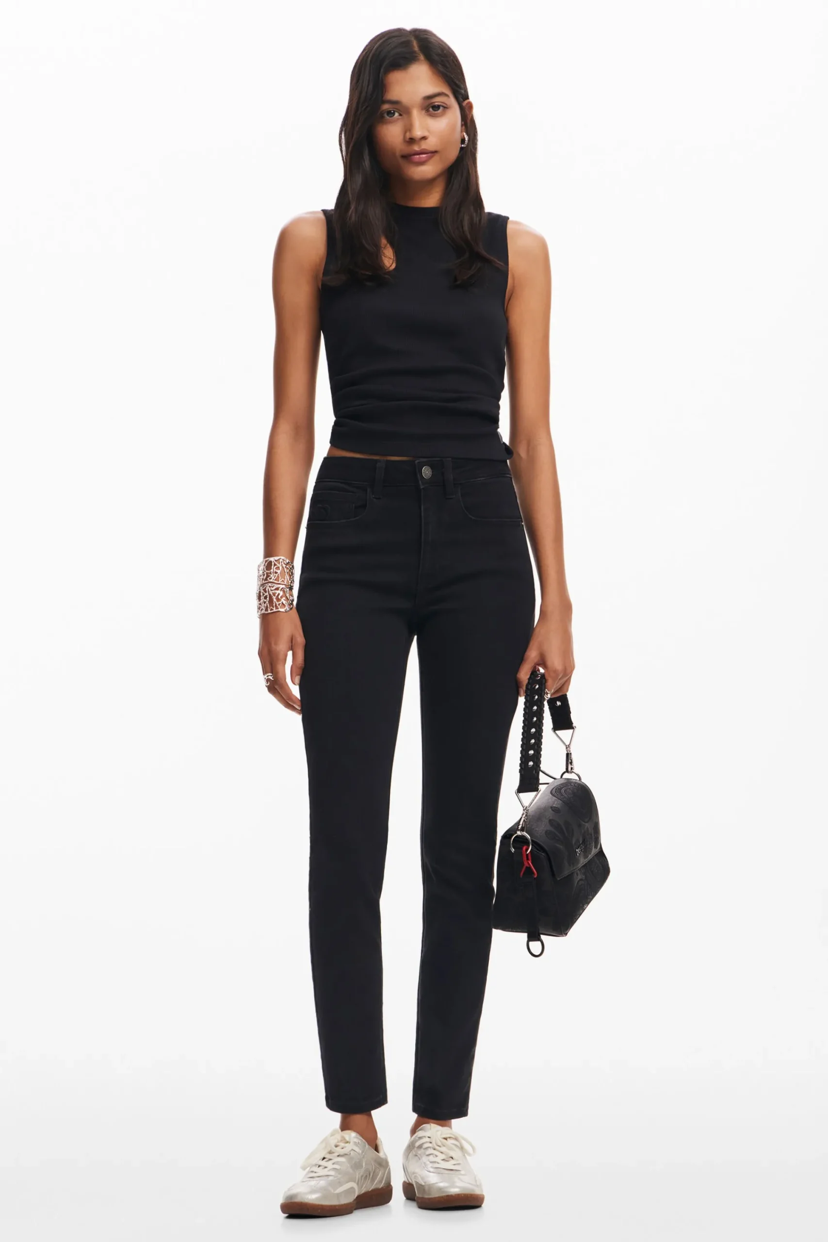 Vaqueros|Pantalones-Desigual Vaqueros denim slim