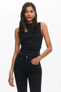 Vaqueros|Pantalones-Desigual Vaqueros denim slim