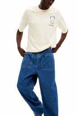 Jeans Y Pantalones-Desigual Vaqueros largos bolsillos