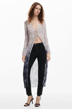 Pantalones-Desigual Vaqueros rectos cargo