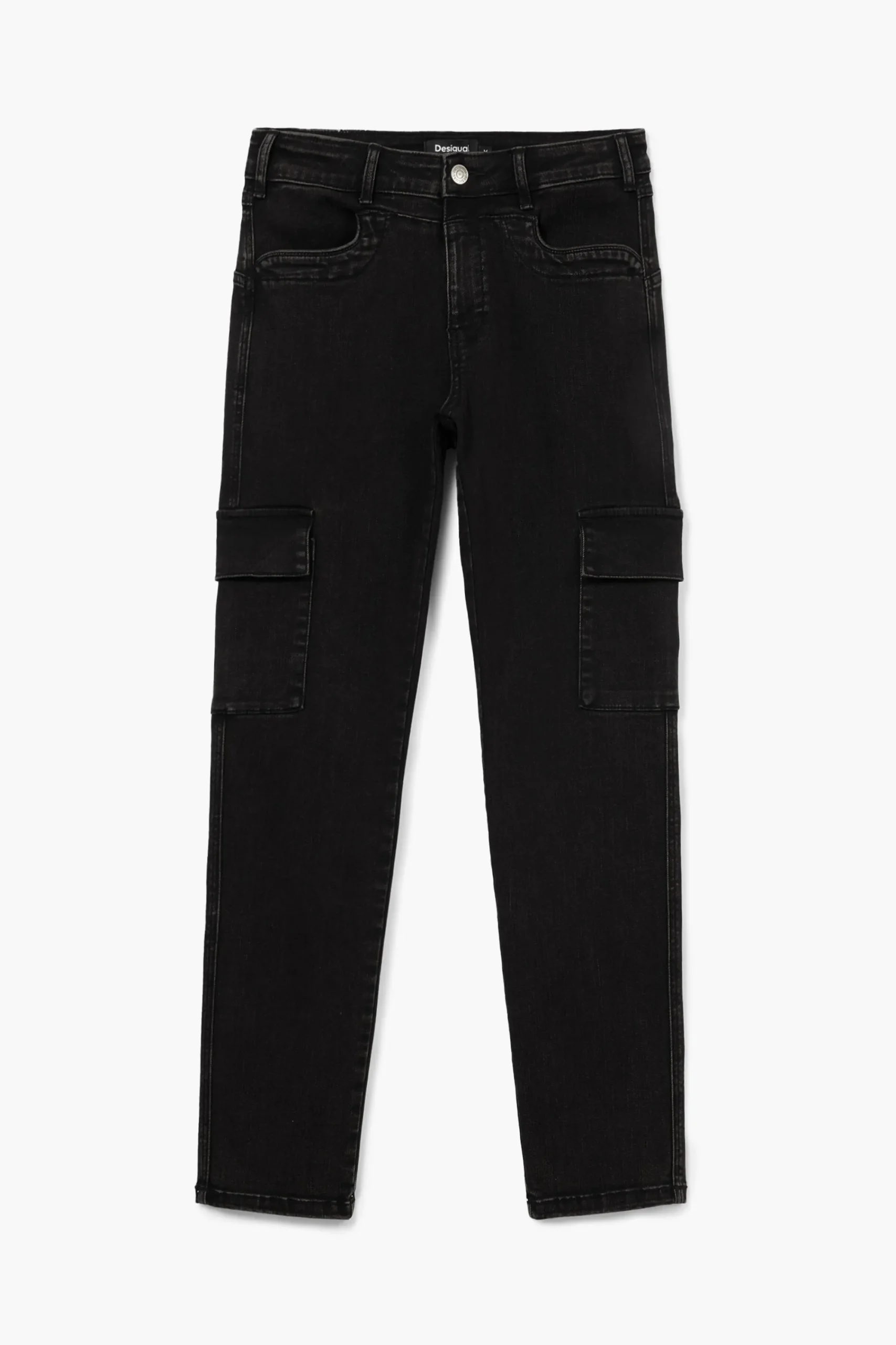 Pantalones-Desigual Vaqueros rectos cargo
