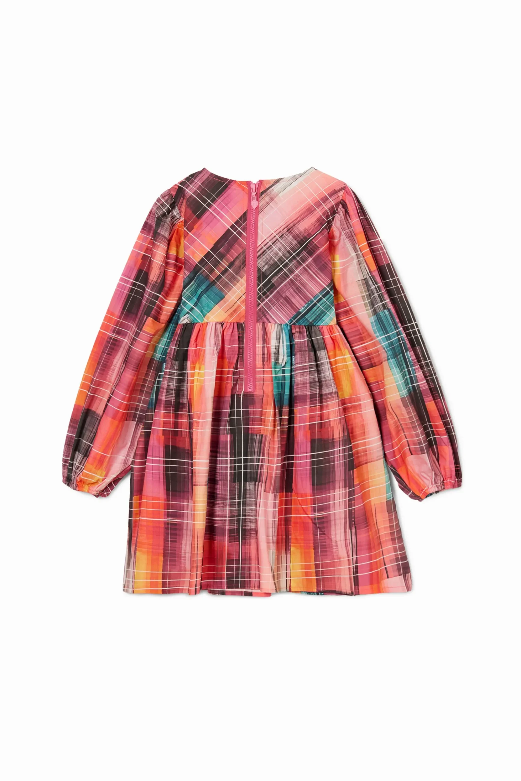 Vestidos-Desigual Vestido camisero cuadros