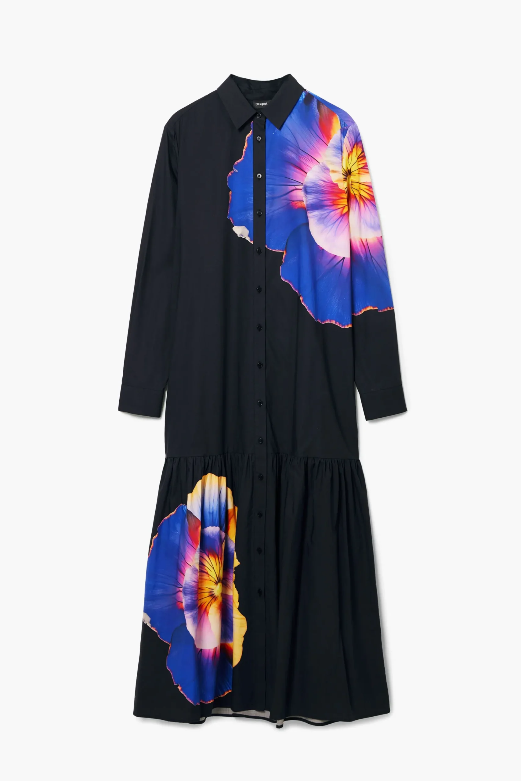 Vestidos Y Monos-Desigual Vestido camisero flores M. Christian Lacroix