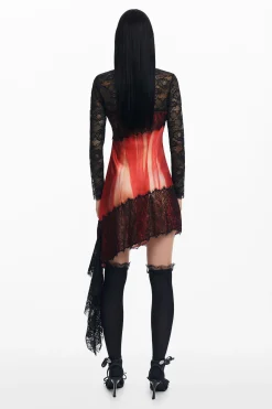 Vestidos Y Monos-Desigual Vestido combinado María Escoté