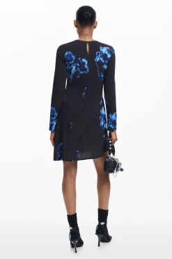 Vestidos Y Monos-Desigual Vestido corte asimétrico