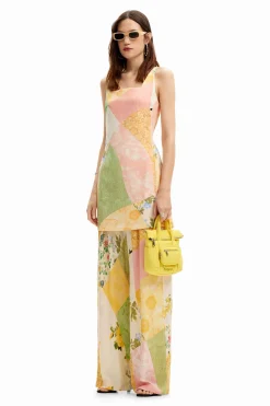 Vestidos Y Monos-Desigual Vestido corto flores