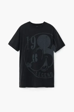 Vestidos Y Monos-Desigual Vestido corto manga corta Mickey