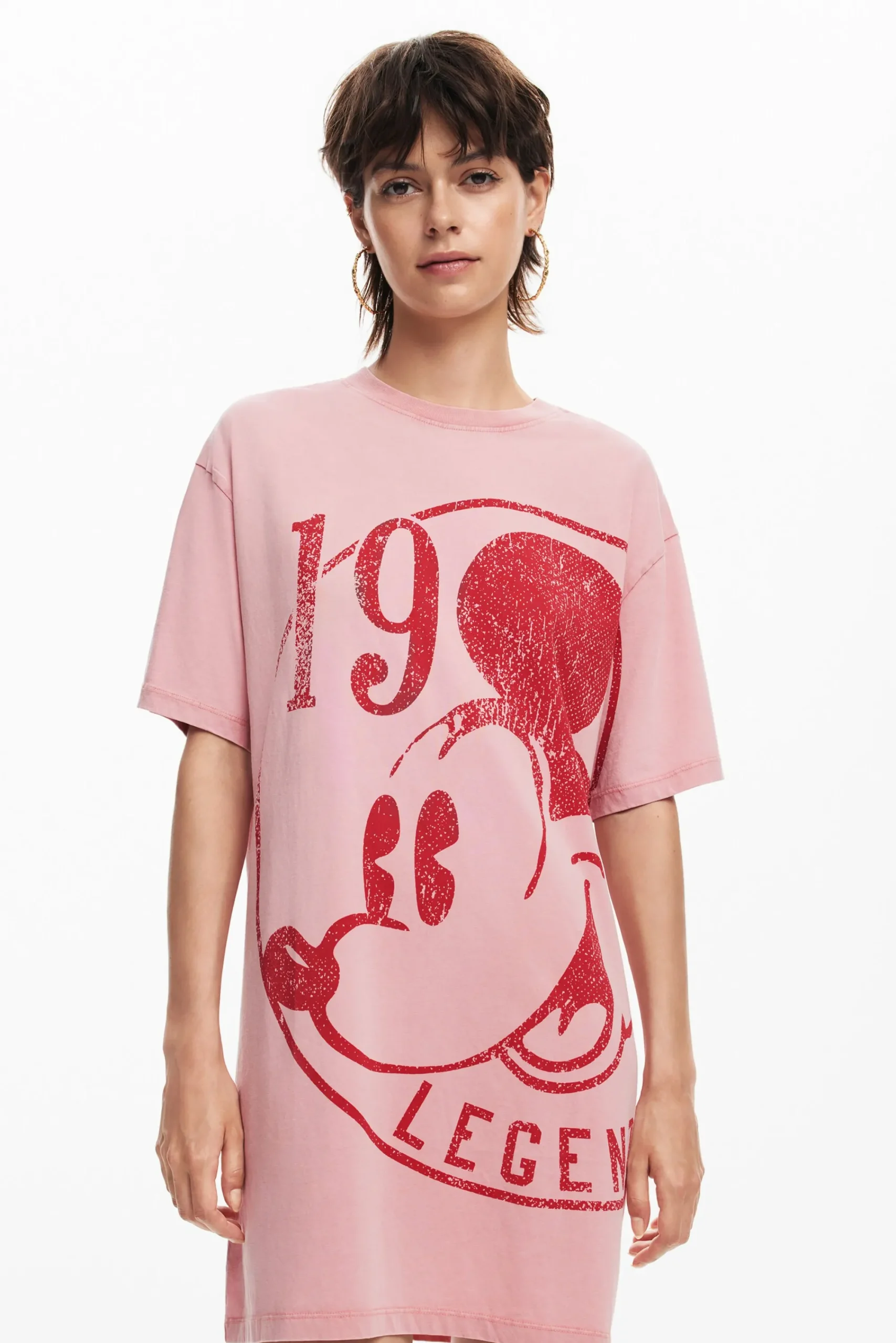 Vestidos Y Monos-Desigual Vestido corto Mickey Mouse